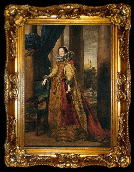 framed  Anthony Van Dyck Portrait d